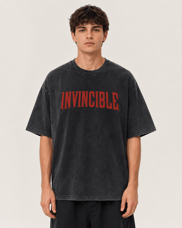 Siyah Yıkamalı Invincible Omni-Man Unisex T-Shirt - None Wear