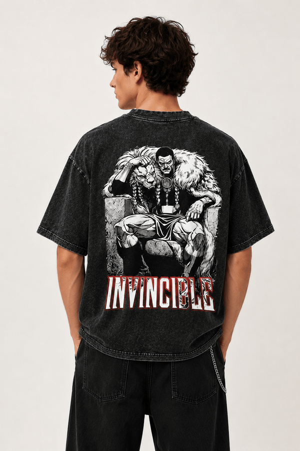 Siyah Yıkamalı Viltrumite Empire Thragg Vintage Wash Unisex T-Shirt - None Wear
